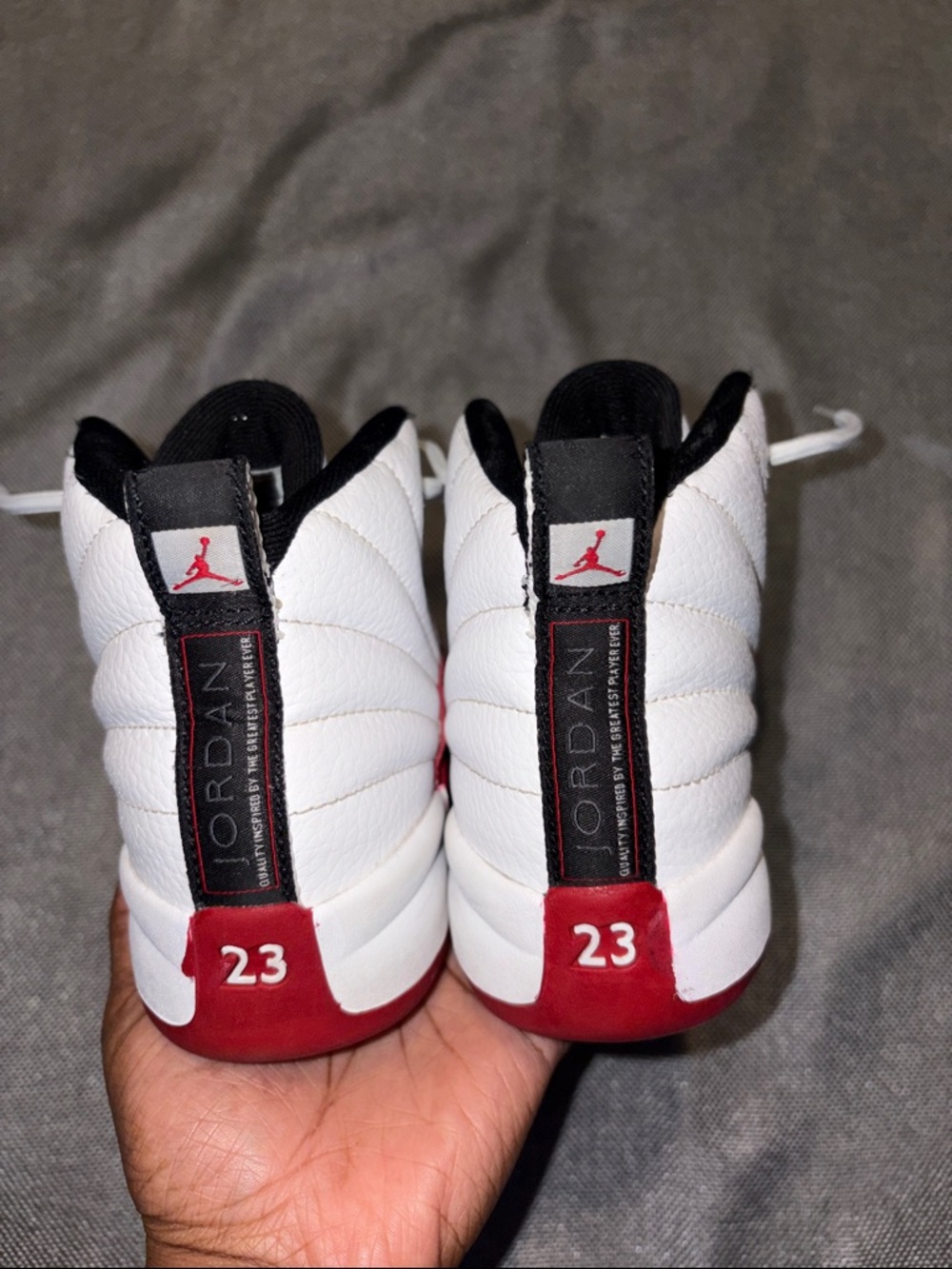 Jordan 12 Retro Cherry 12s size 3y - Picture 5 of 5